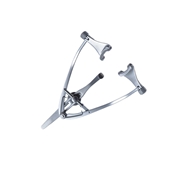 Maumenee-Park Eye Speculum With Canthus Hook And Fenestrated Blades, Blade Length Of 15mm, Spread Of 44mm, Overall Length Of 3 1/4"" (83mm) 